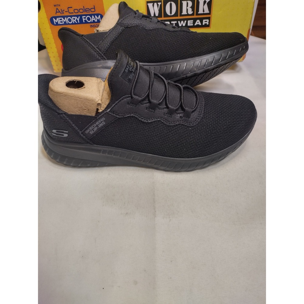 Skechers Work Slip-ins Squad Chaos SR JASUL Black Sneakers Womens 8.5 108194 - Picture 6 of 8
